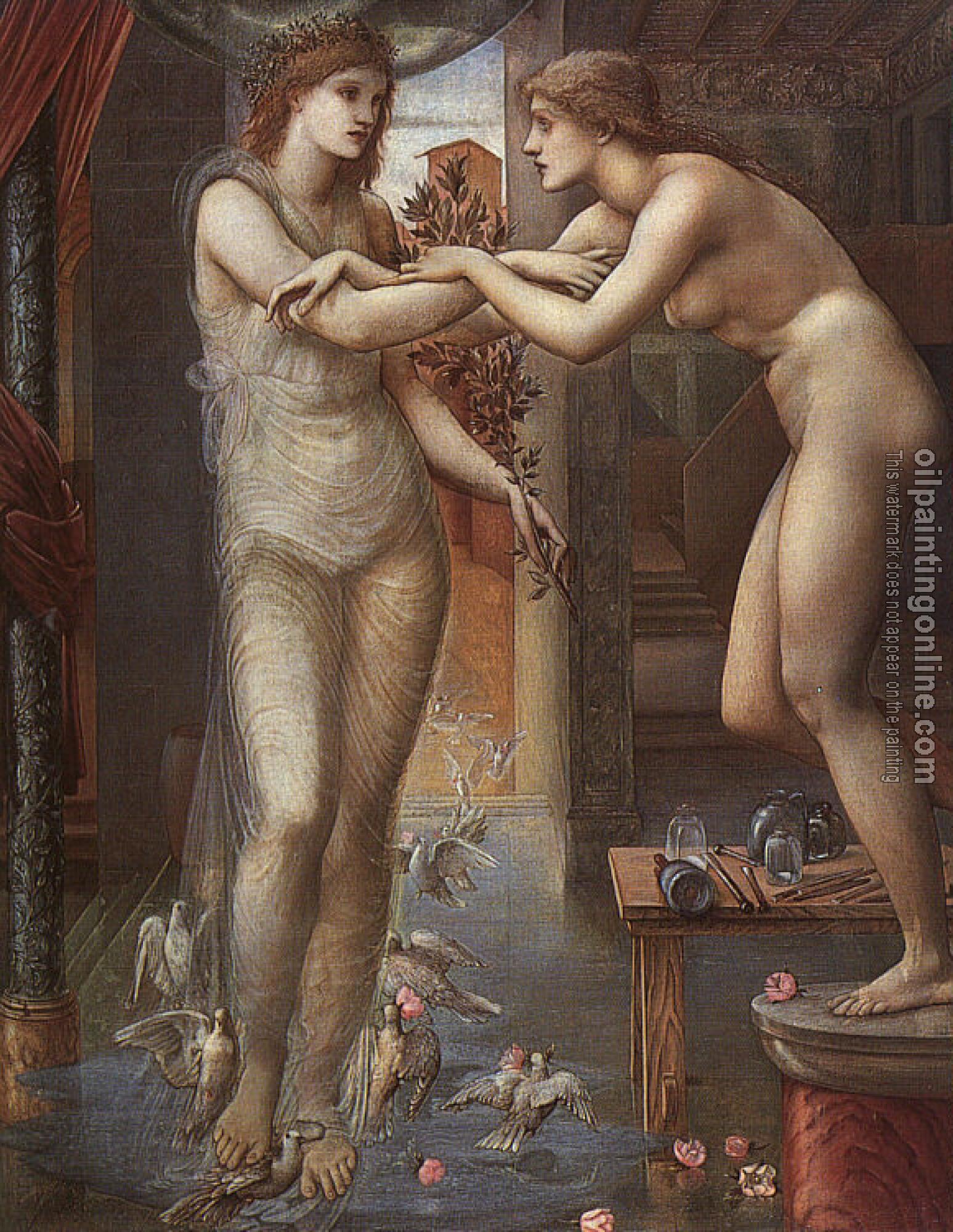 Burne-Jones, Sir Edward Coley - Pygmalion and the Image